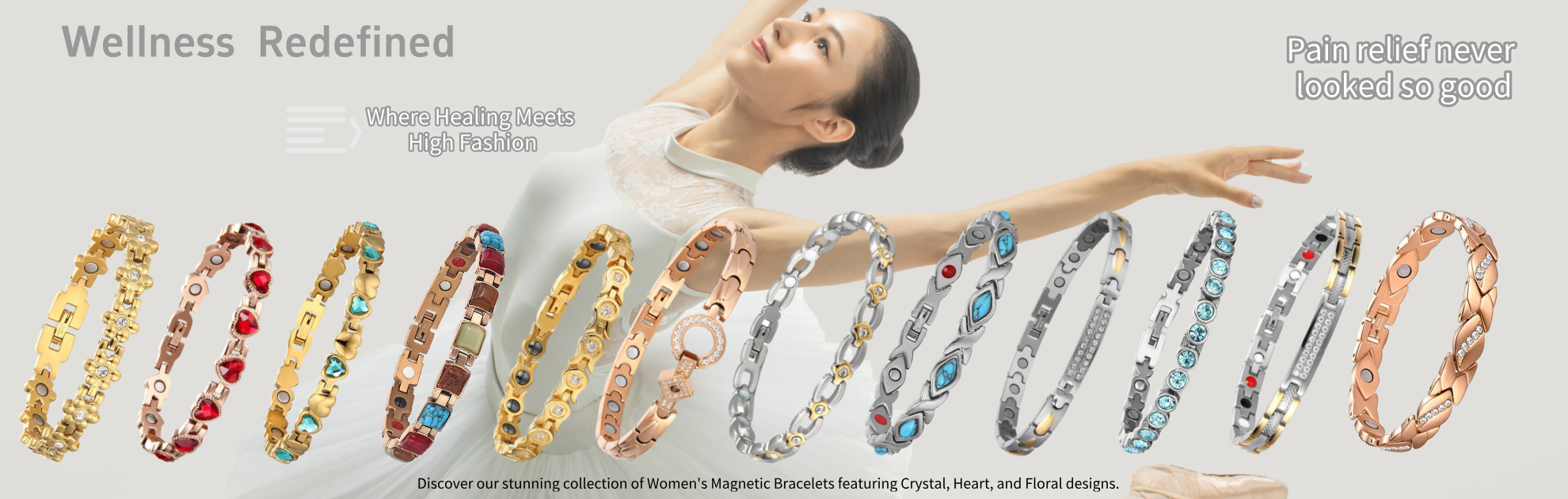Wellness Redefined: Stylish Magnetic Jewelry for Women | Healing Meets High Fashion